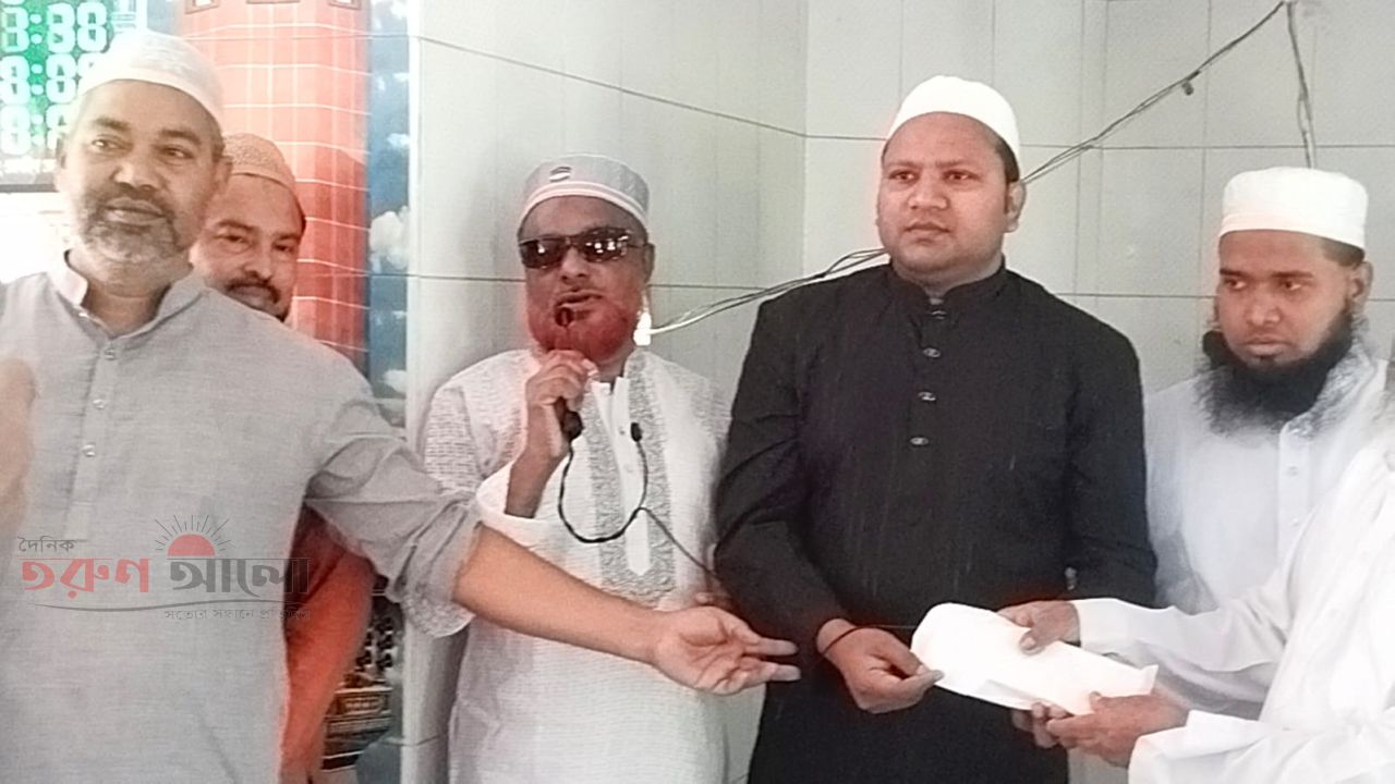 পাঁচবিবিতে মসজিদে এসি প্রদান