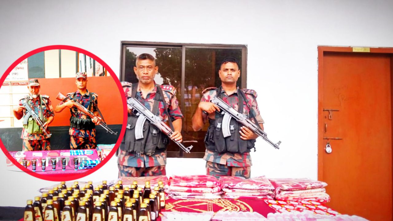 বেনাপোল সীমান্তে ৪ লক্ষ টাকার অবৈধ মালামাল আটক